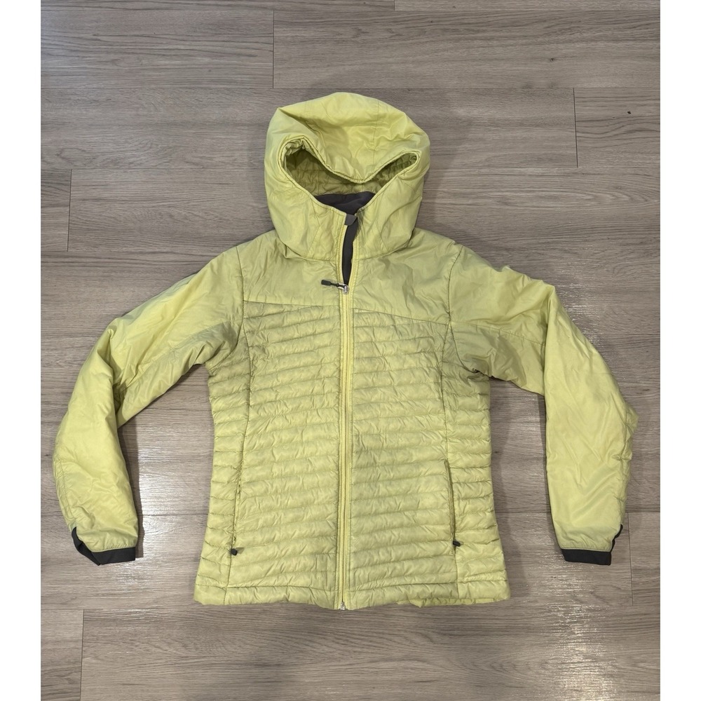 Black Diamond Hot Forge Hybrid Hoodie Women's Large Lime green Yellow